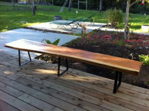 redwood-benches-with-flat-bar-bench-legs