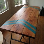 kitchen table with hairpin legs