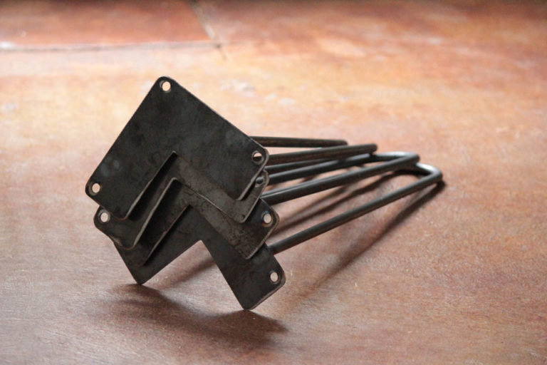 Have Wobbly Table Legs? Our Bent Metal Hairpin Legs Can Help! Modern Legs