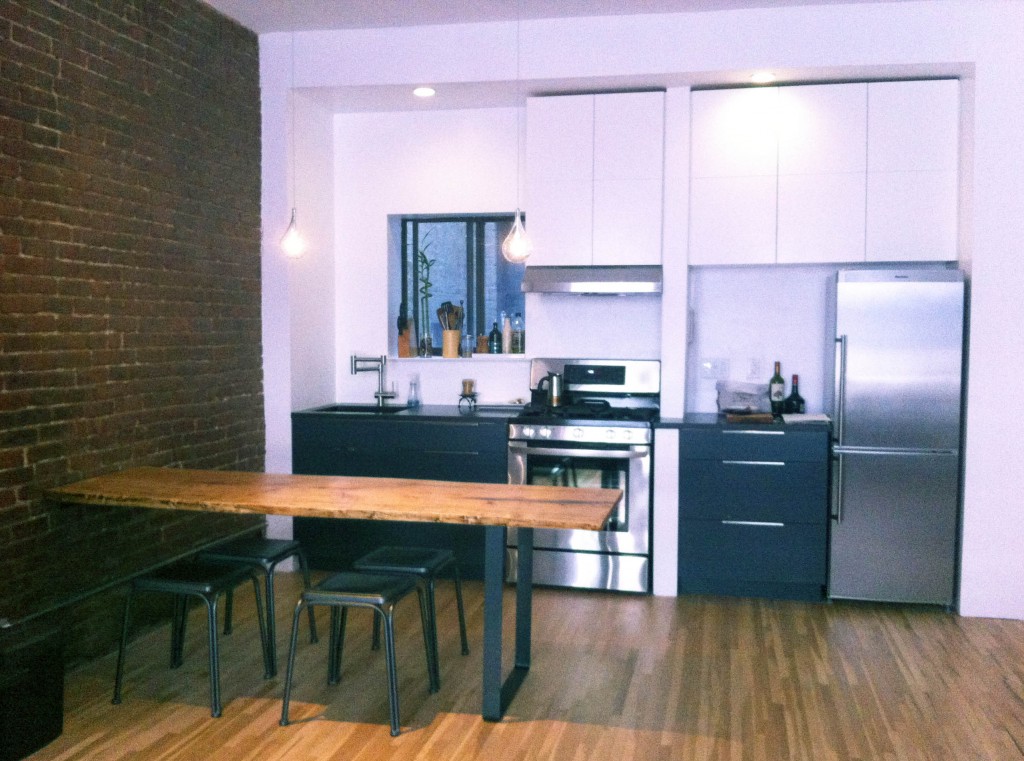 kitchen-table-with-custom-flat-bar-bench-legs