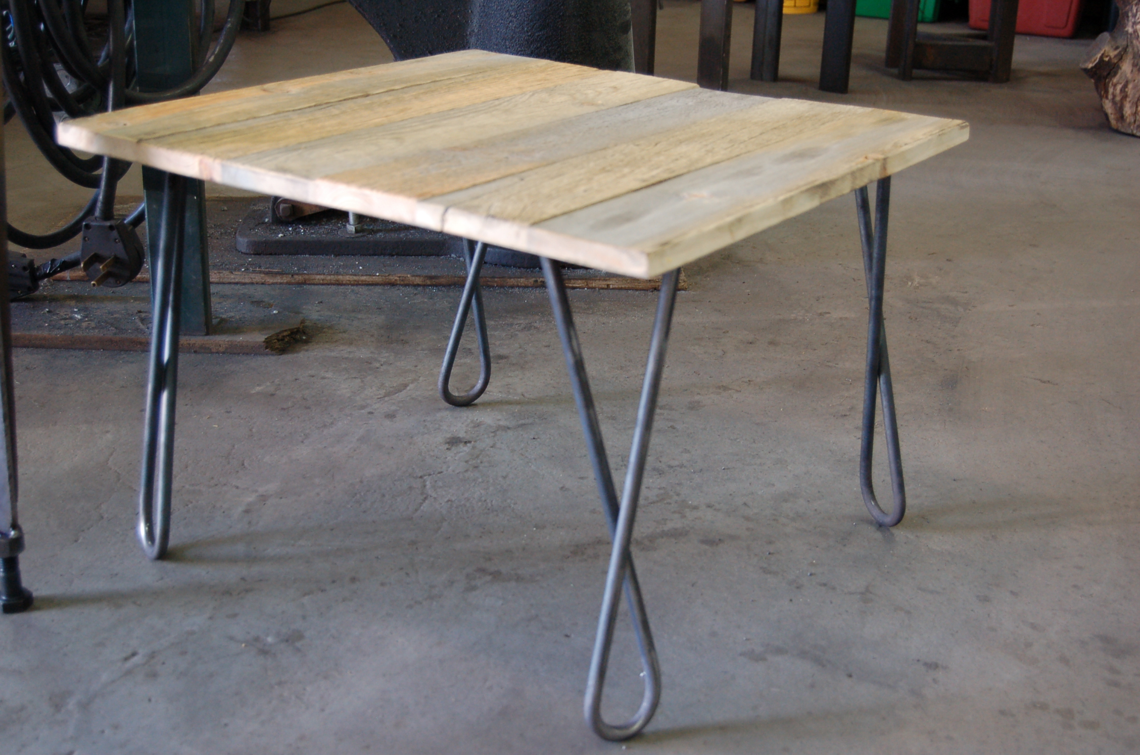 4Pcs/Set Metal Hairpin Table Desk Legs with Protector DIY Furniture Hardwa R7N9 