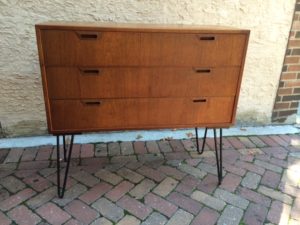 modern dresser with hairpin legs