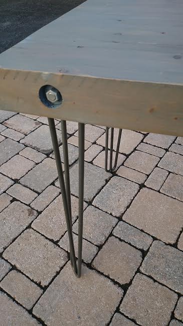 3 rod hairpin leg workbench