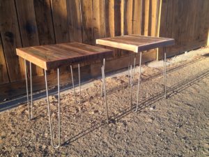 end tables hairpin legs