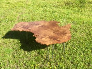 australia coffee table with hairpin legs