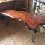 3 rod hairpin leg coffee table