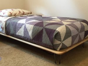 hairpin leg bed platform